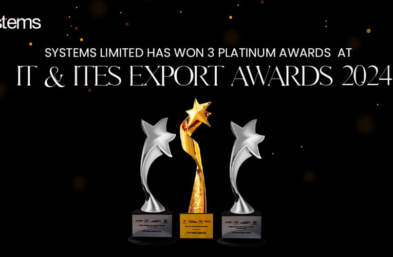 Systems Limited graced with 3 accolades at IT & ITES Export Awards 2024 by PSEB