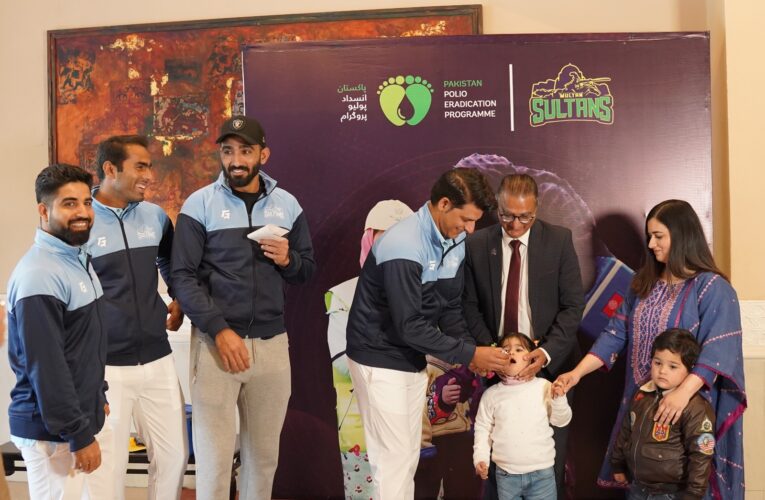 Multan Sultans Join Forces with Polio Programme to End Polio