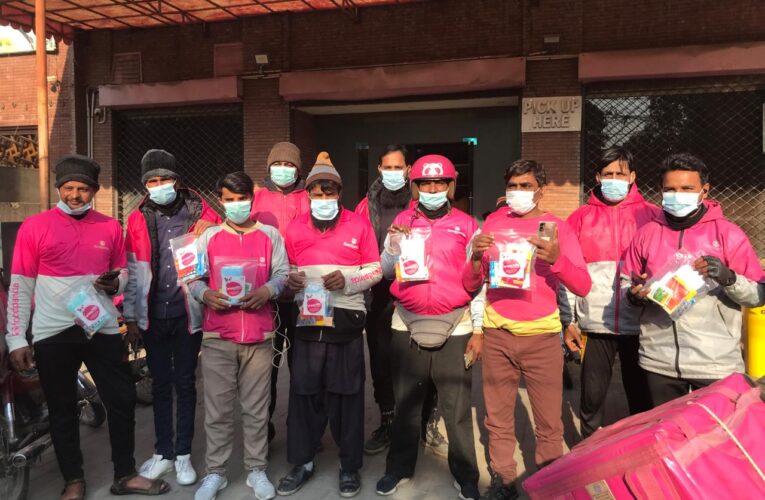foodpanda distribute safety kits among delivery riders