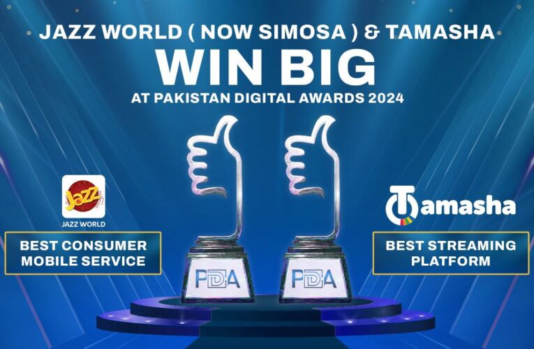 Tamasha and SIMOSA Earn Accolades at Pakistan Digital Awards