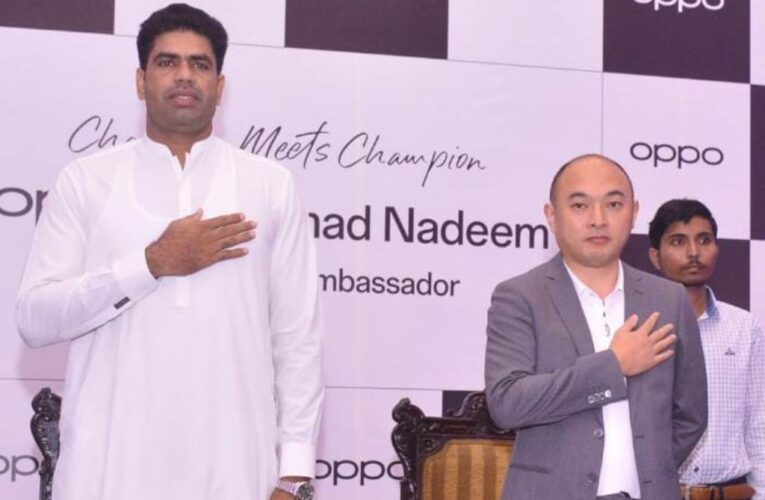 Champion Meets Champion: OPPO Partners with Olympic Gold Medalist Arshad Nadeem for a 4-year Journey