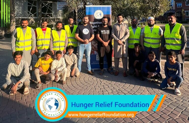 Hunger Relief Foundation sucsufully Serves Iftar to Over 500 People Daily During Ramadan in Lahore