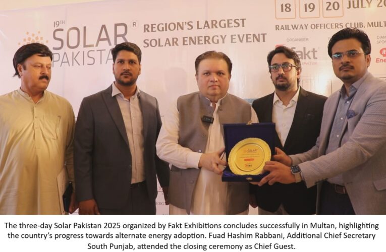 Solar Pakistan 2025 Concludes successfully in Multan