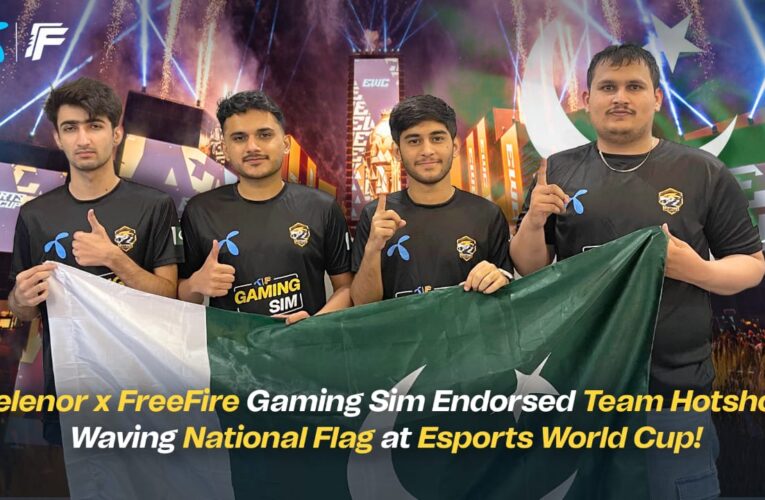 Telenor Pakistan’s Gaming Sim Celebrates Team HOTSHOT’s Historic Representation at Esports World Cup in Riyadh