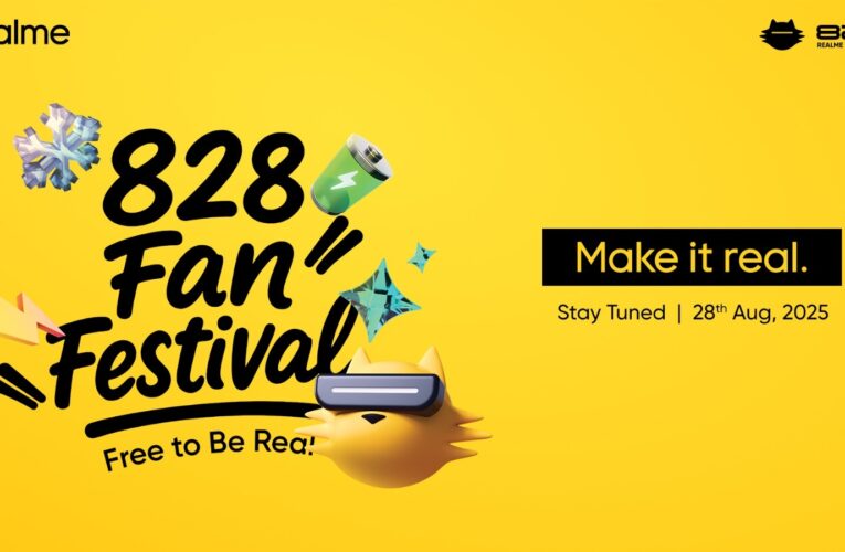 realme 828 Global Fan Festival Introduces Long-Lasting 15000mAh Battery Phone & Chill Fan Device for Global Users
