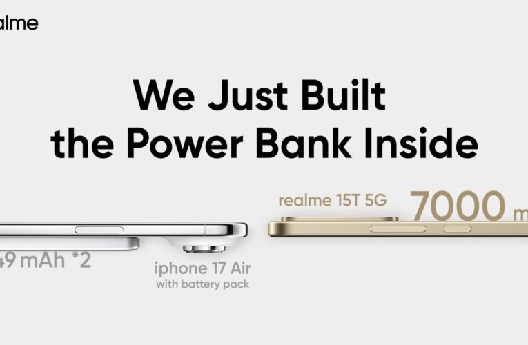 Meet the realme 15T: Outclassing iPhone with Sleeker Design and Stronger 7000mAh Titan Battery