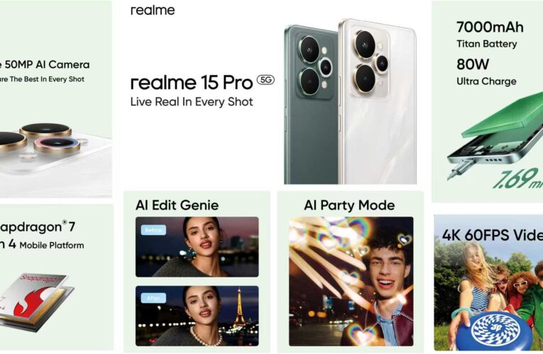 realme 15 Series Launches in Pakistan with Industry-First AI Edit Genie, Thinnest 7000mAh Battery & Triple 50MP Camera Power