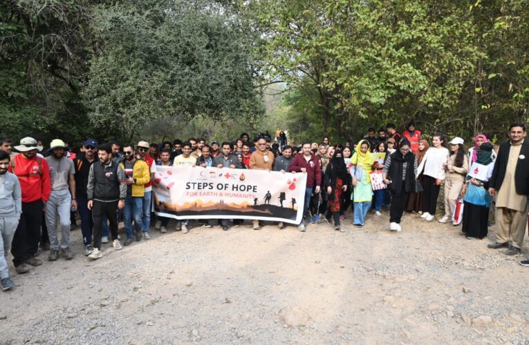 PRCS Organises “Steps for Hope For Earth & Humanity” Hiking Event at Margalla Hills