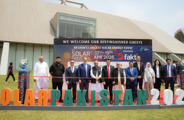 Solar Pakistan 2026 Opens in Lahore, Showcasing Alternative Energy Solutions