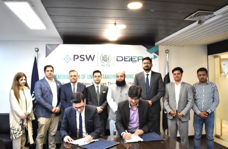 Pakistan Single Window and National Information Technology Board Sign MoU to Advance Digital Public Services under DEEP