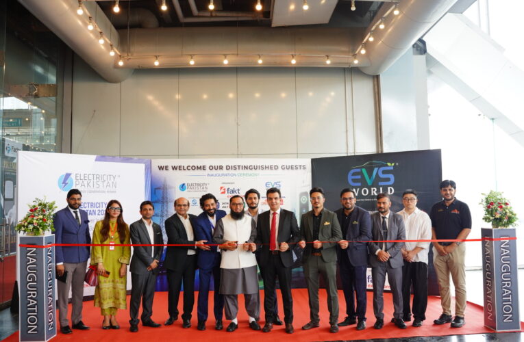 Humayun Khan, Additional Secretary, Ministry of Energy (Power Division), Government of Pakistan, Inaugurates Three-Day EVS World and Electricity Pakistan exhibitions
