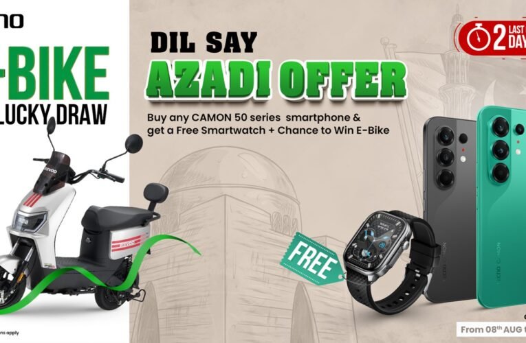 Last call: Buy CAMON 50 Series, Get a FREE TECNO WATCH 3 Active & Enter to Win a Revoo Y06!