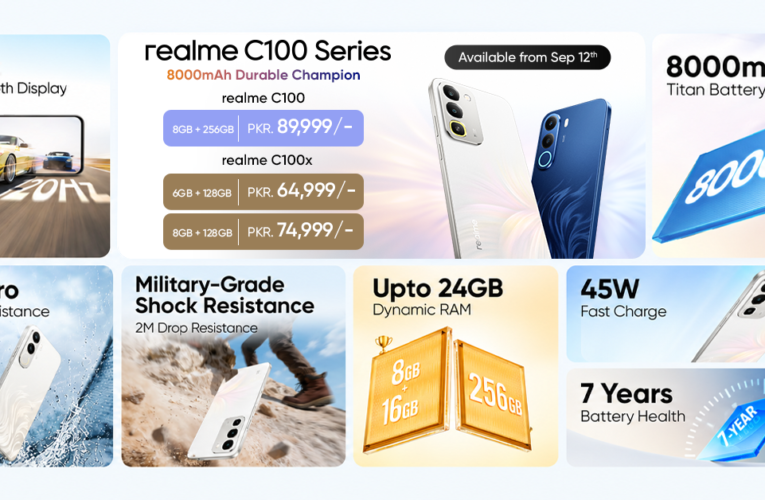 realme C100 Series Launches in Pakistan with 8000mAh Battery, Built for Gen Z’s Life Maxed